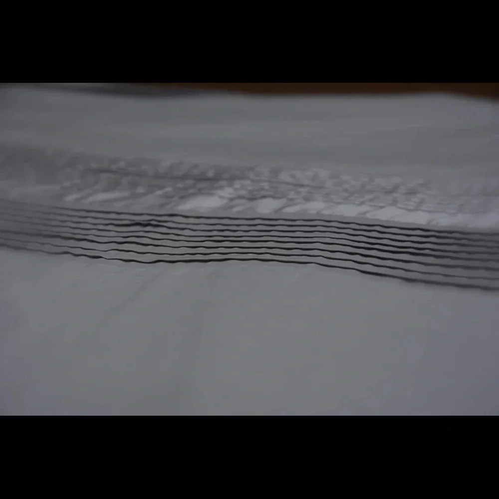 Pintuk Cotton Blend Duvet Cover Set (Silver, Twin)